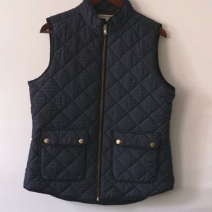 Catherine Malandrino Spring Vest, Medium Navy Blue